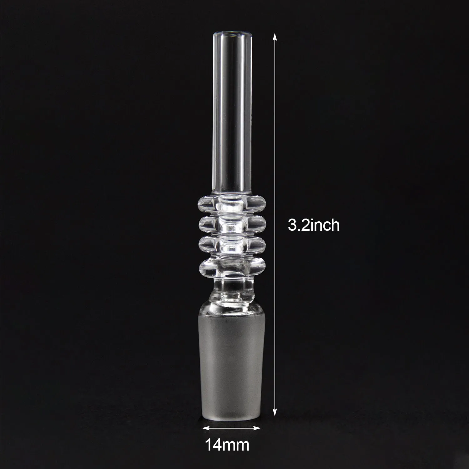 14mm Quartz Nectar Collector Tip 2pcs