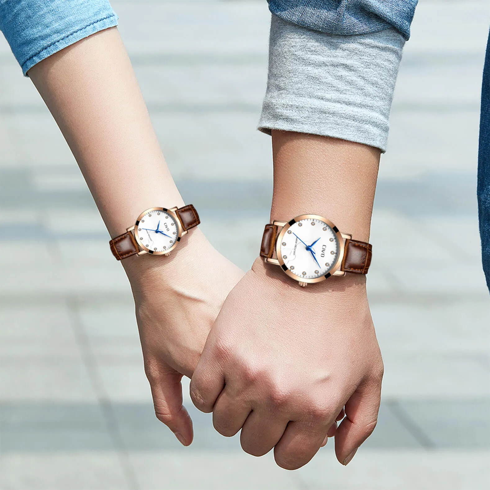 2047C | Quartz Men Watch | Leather Band