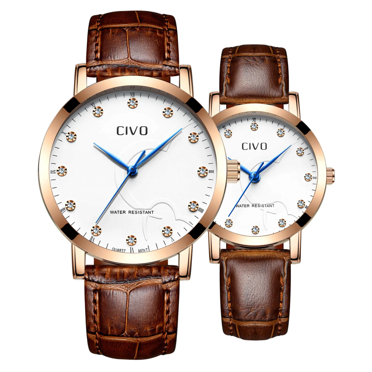 2047C | Quartz Men Watch | Leather Band