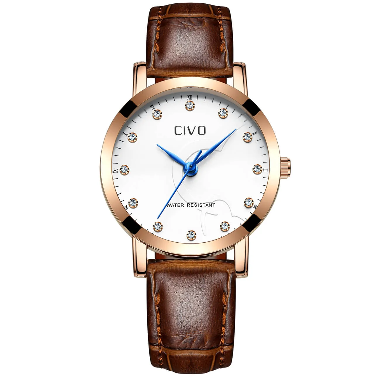 2047C | Quartz Men Watch | Leather Band
