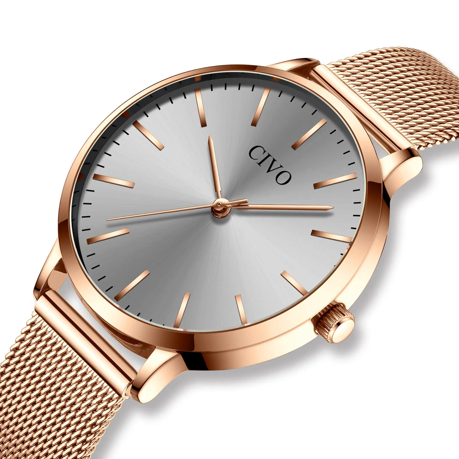 8060C | Quartz Women Watch | Mesh Band