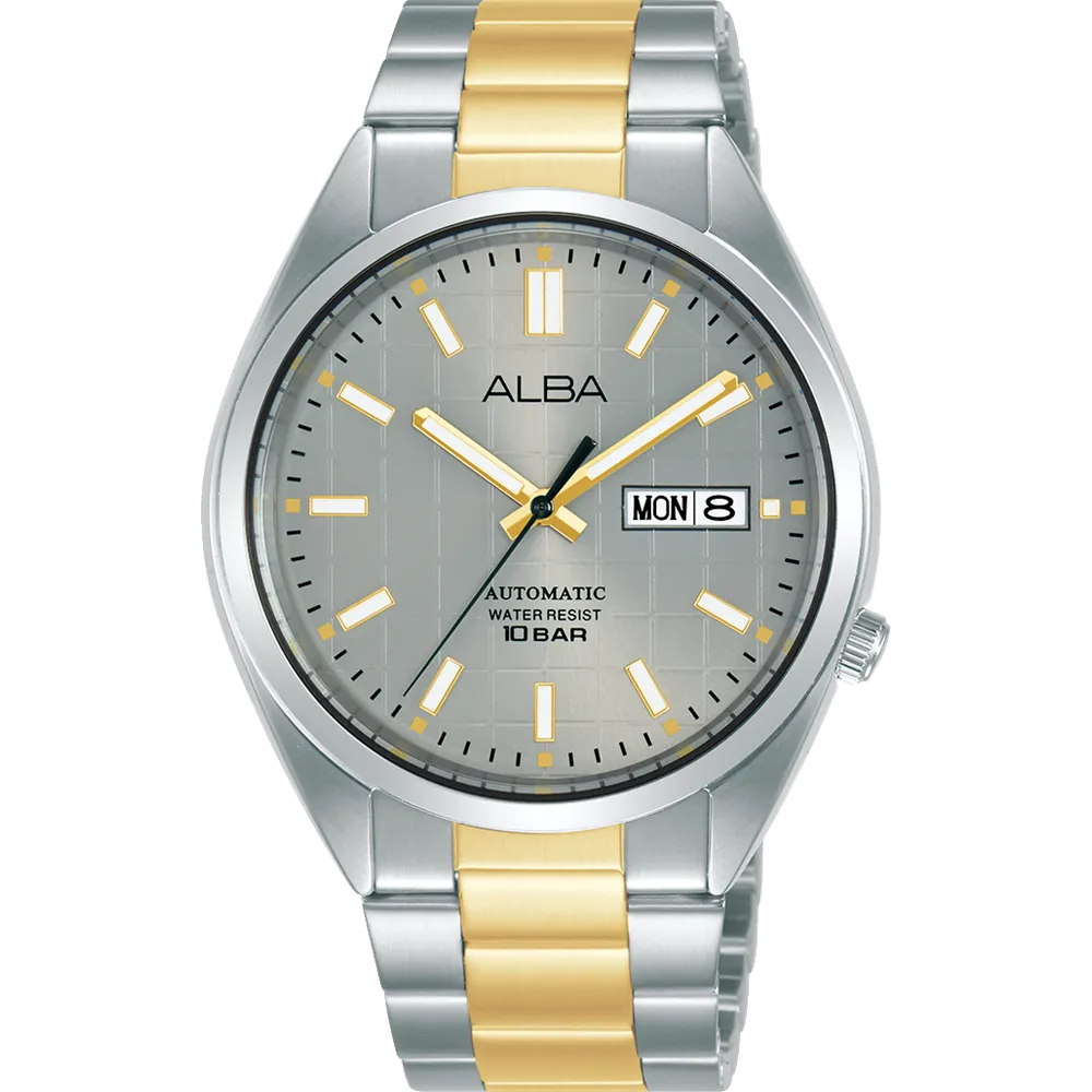Alba Mechanical Daywear Automatic Grey Dial Mens Watch AL4315X