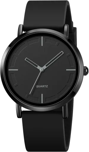 BESTKANG Fashion Simple Analog Quartz Wrist Watches Silicone Strap Waterproof Watch Women Watches Men Sports Watches