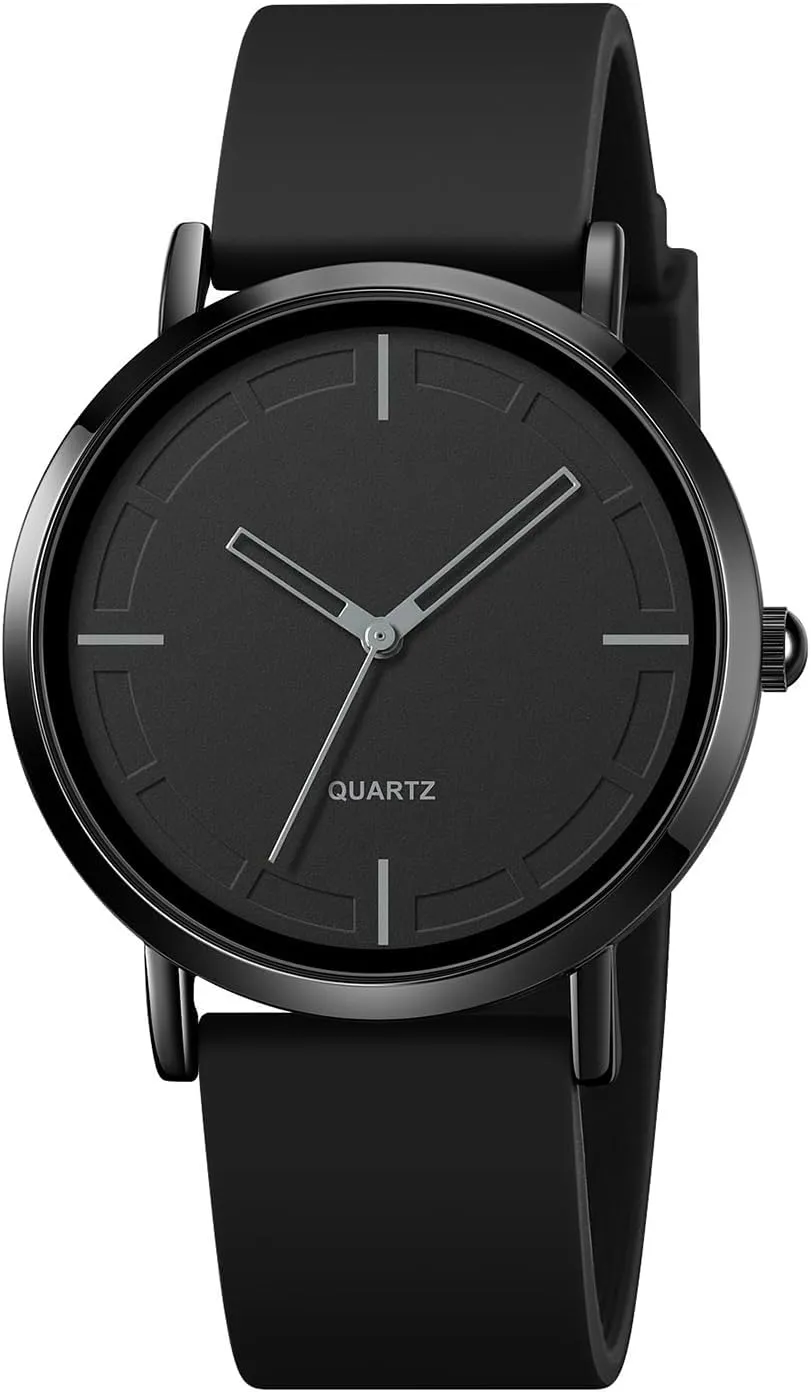 BESTKANG Fashion Simple Analog Quartz Wrist Watches Silicone Strap Waterproof Watch Women Watches Men Sports Watches