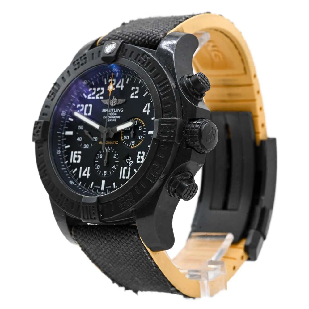 Breitling Mens Avenger Hurricane Breitling 50mm Black Chronograph Watch Ref #:  XB1210E41B1W1