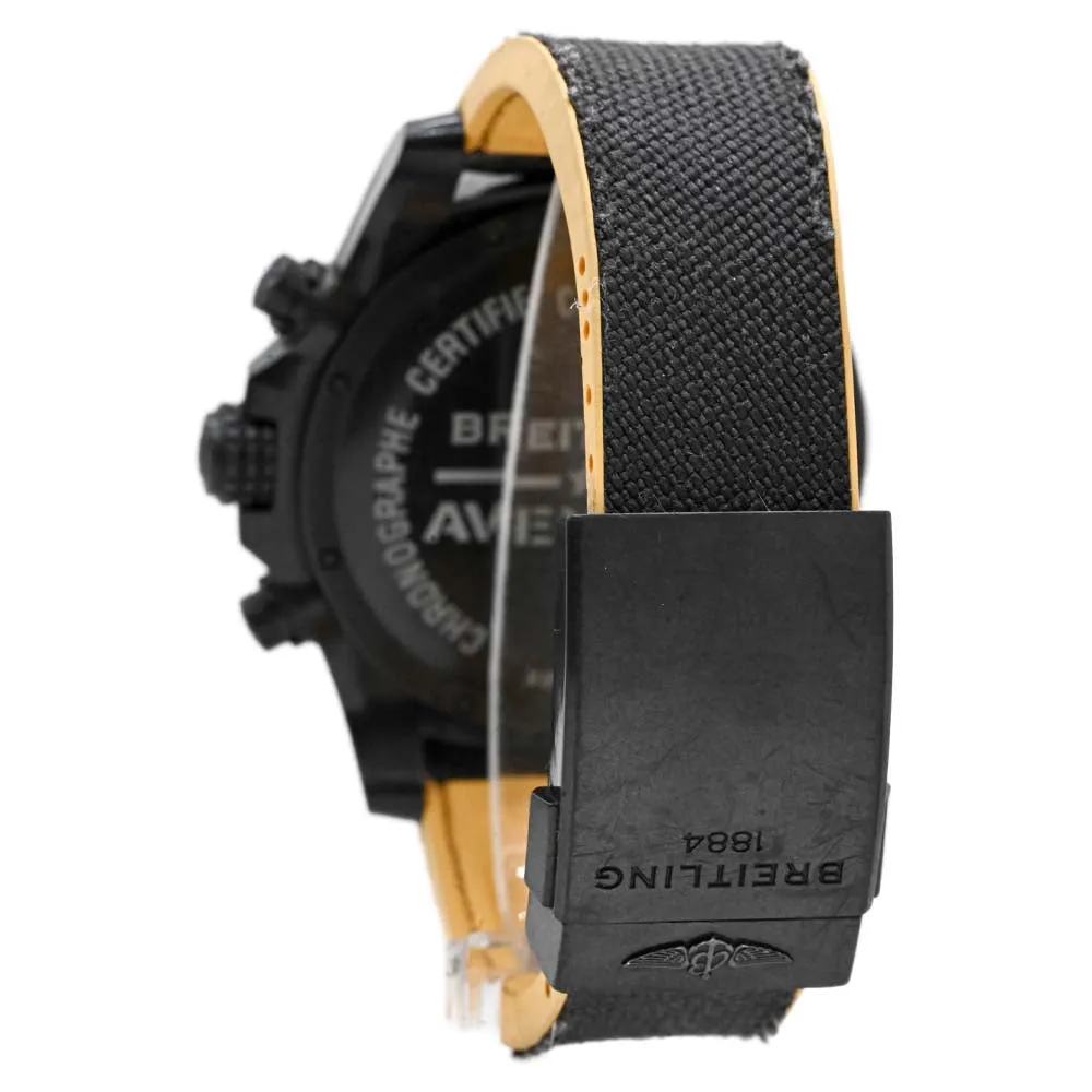 Breitling Mens Avenger Hurricane Breitling 50mm Black Chronograph Watch Ref #:  XB1210E41B1W1