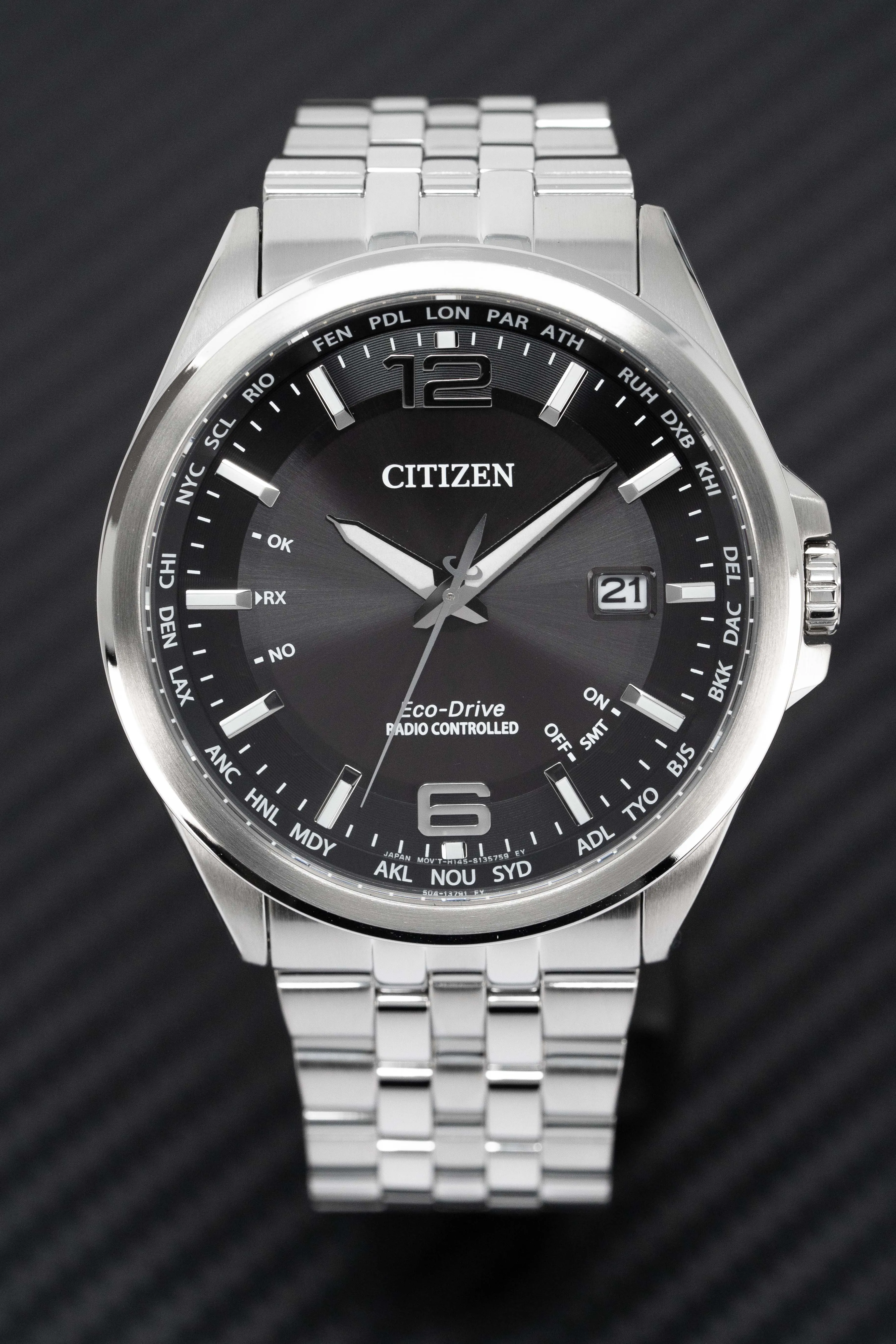 Citizen Eco-Drive Radio Controlled Men's Watch Black CB0010-88E