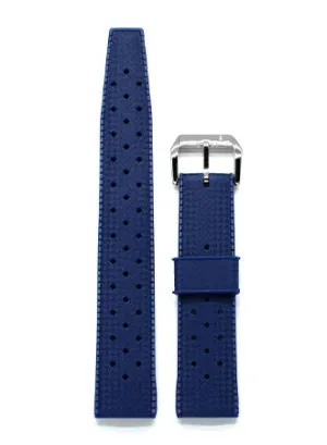 Evant Blue Tropic Rubber Strap