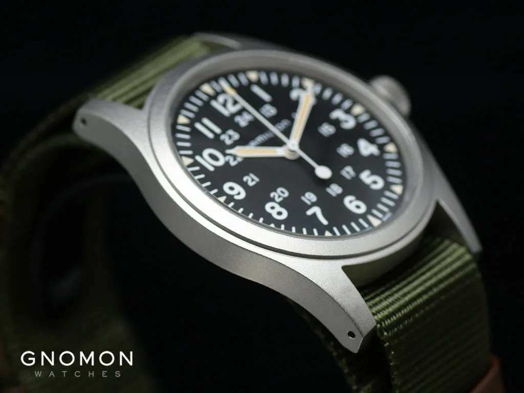Khaki Field Mechanical Handwinding Black 38 Ref. H69439931