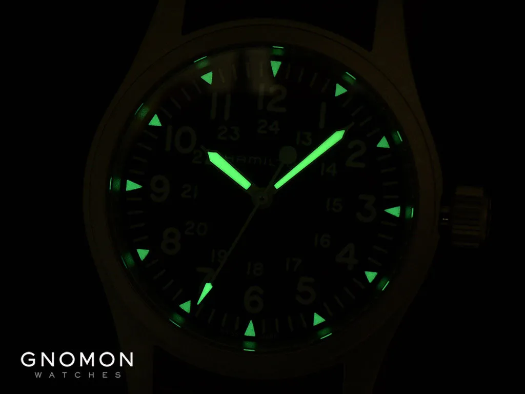 Khaki Field Mechanical Handwinding Black 38 Ref. H69439931