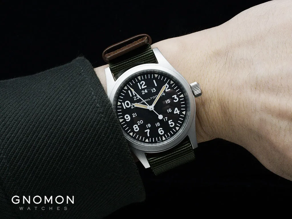 Khaki Field Mechanical Handwinding Black 38 Ref. H69439931