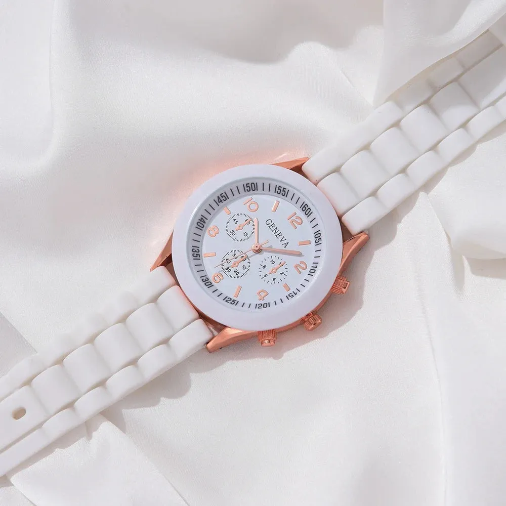 Necklace Earrings Bracelet Set Watches