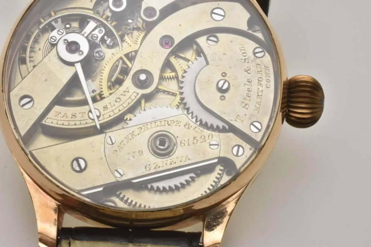 Patek Philippe Pocket Watch Converted Wristwatch 1900s