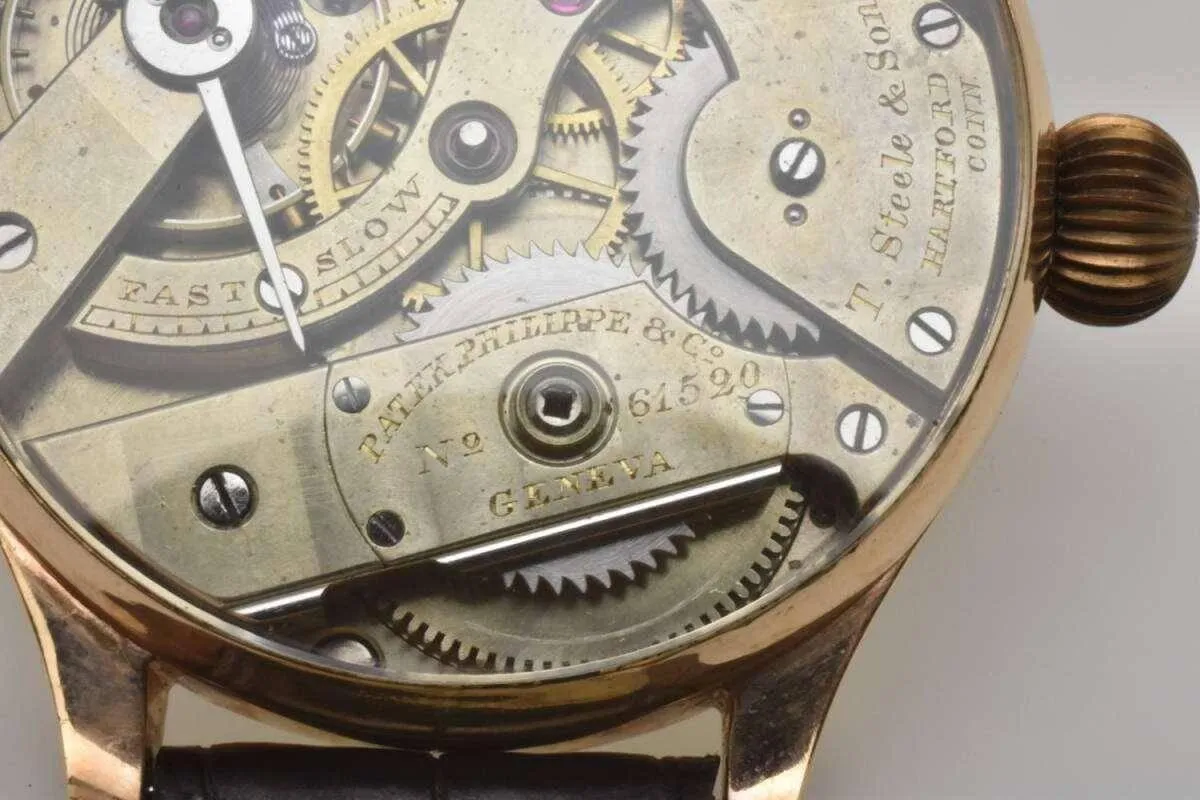 Patek Philippe Pocket Watch Converted Wristwatch 1900s
