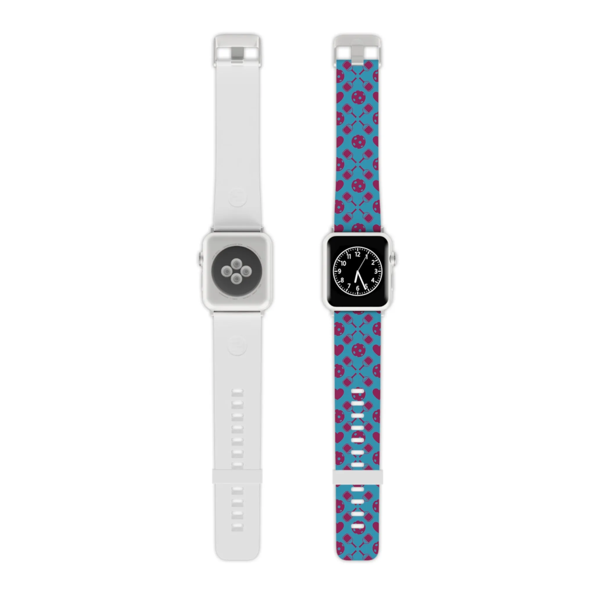 pickle ball pattern, Watch Band for Apple Watch, pickleball, pickle ball, gamer, tennis, ping pong, sports, watch band,