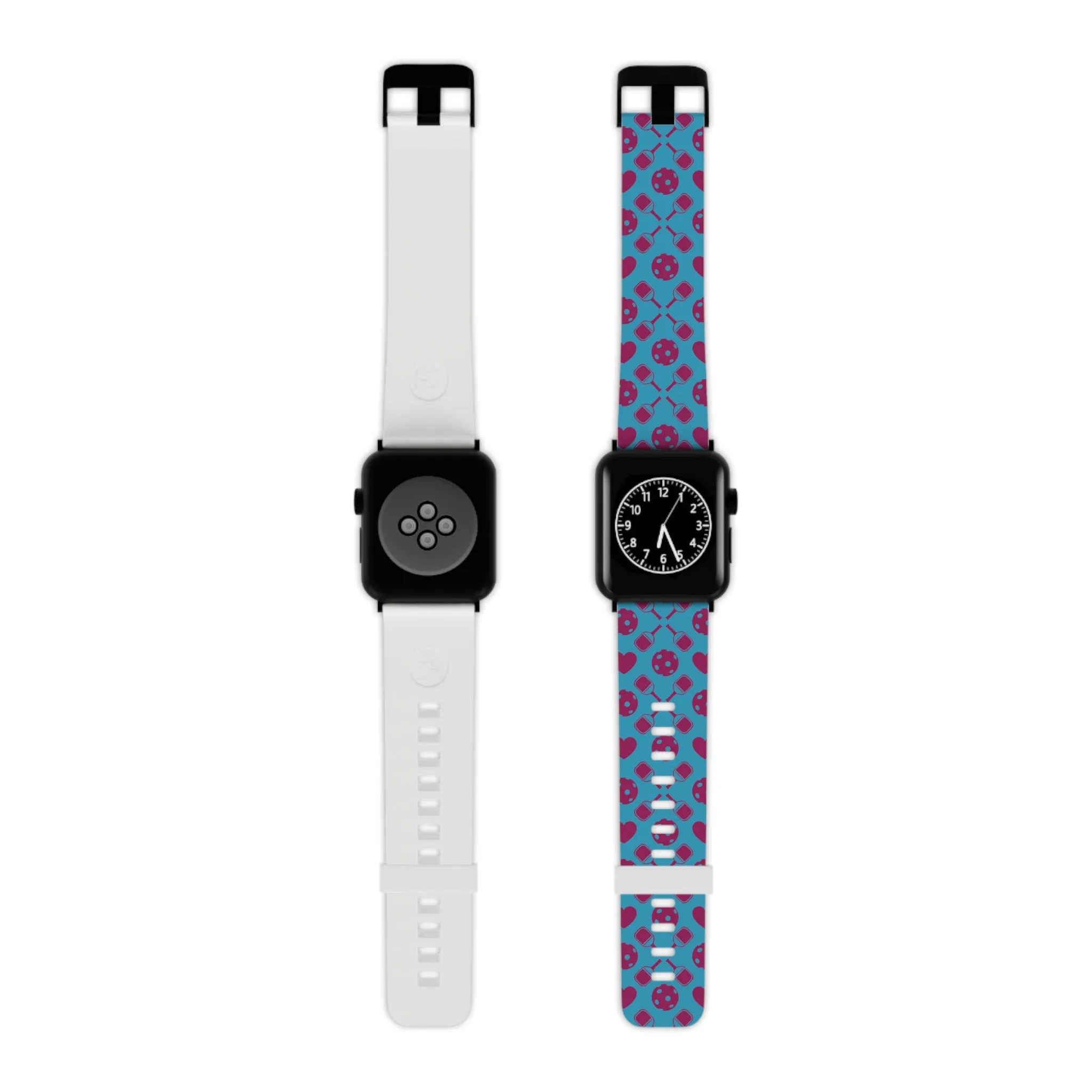 pickle ball pattern, Watch Band for Apple Watch, pickleball, pickle ball, gamer, tennis, ping pong, sports, watch band,