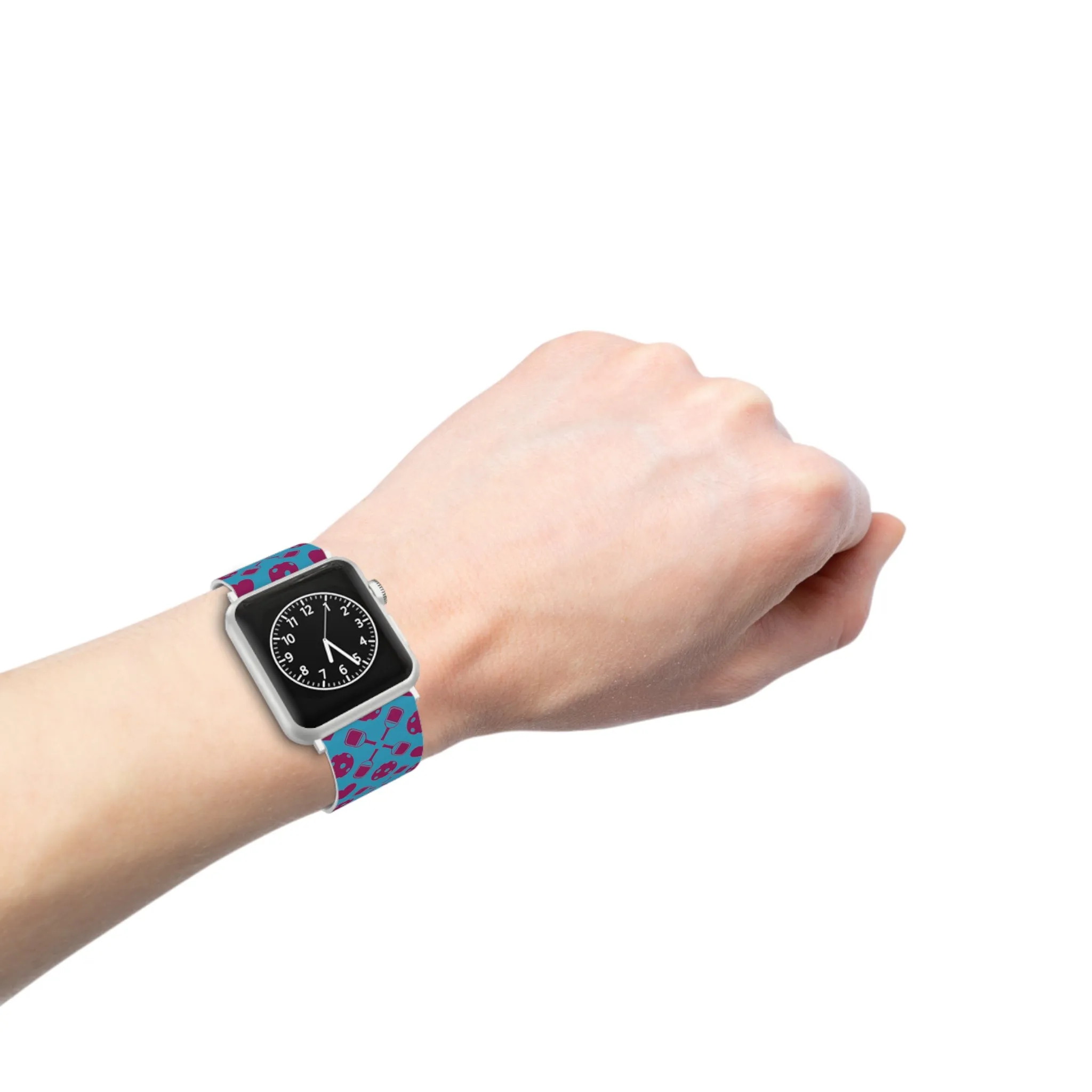 pickle ball pattern, Watch Band for Apple Watch, pickleball, pickle ball, gamer, tennis, ping pong, sports, watch band,