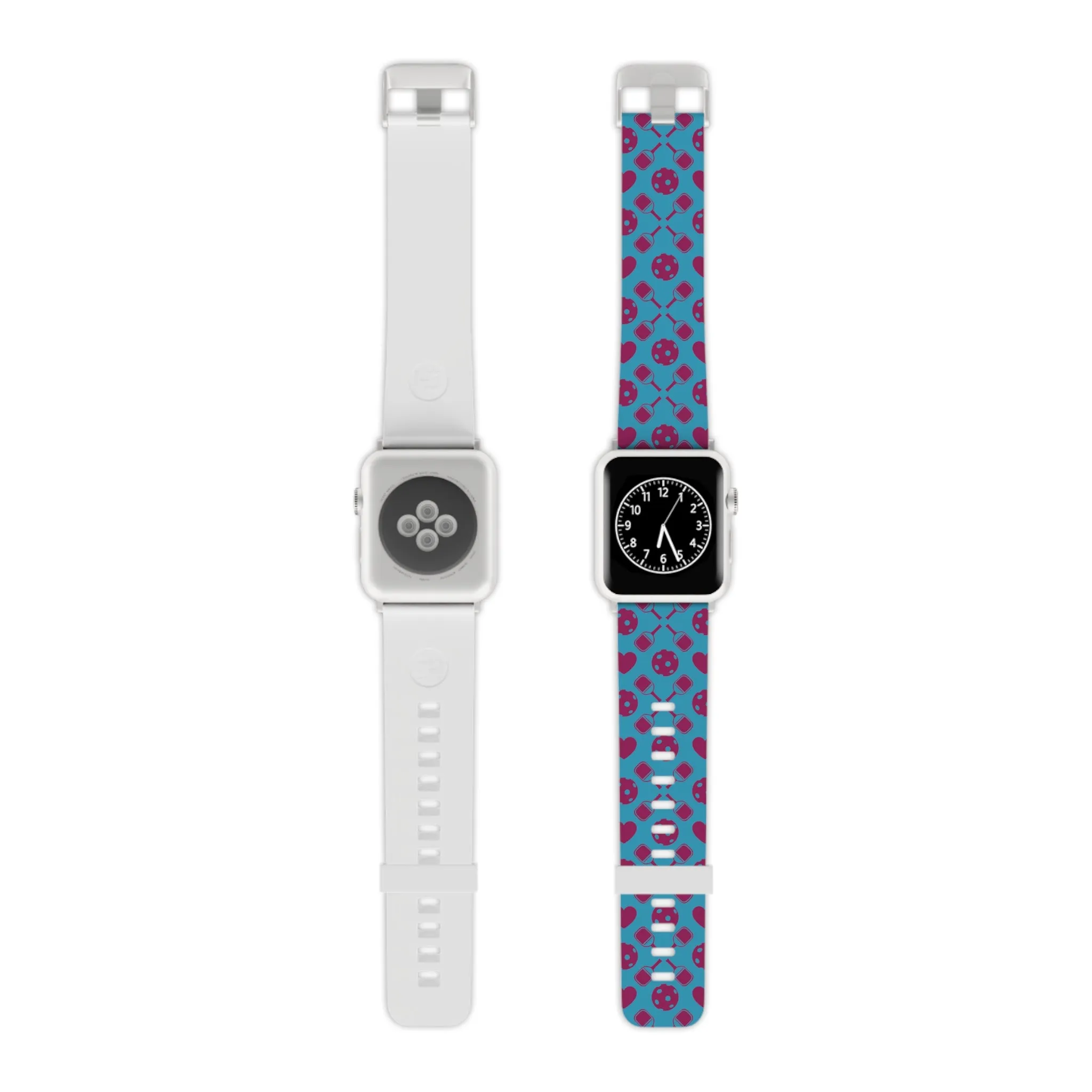 pickle ball pattern, Watch Band for Apple Watch, pickleball, pickle ball, gamer, tennis, ping pong, sports, watch band,