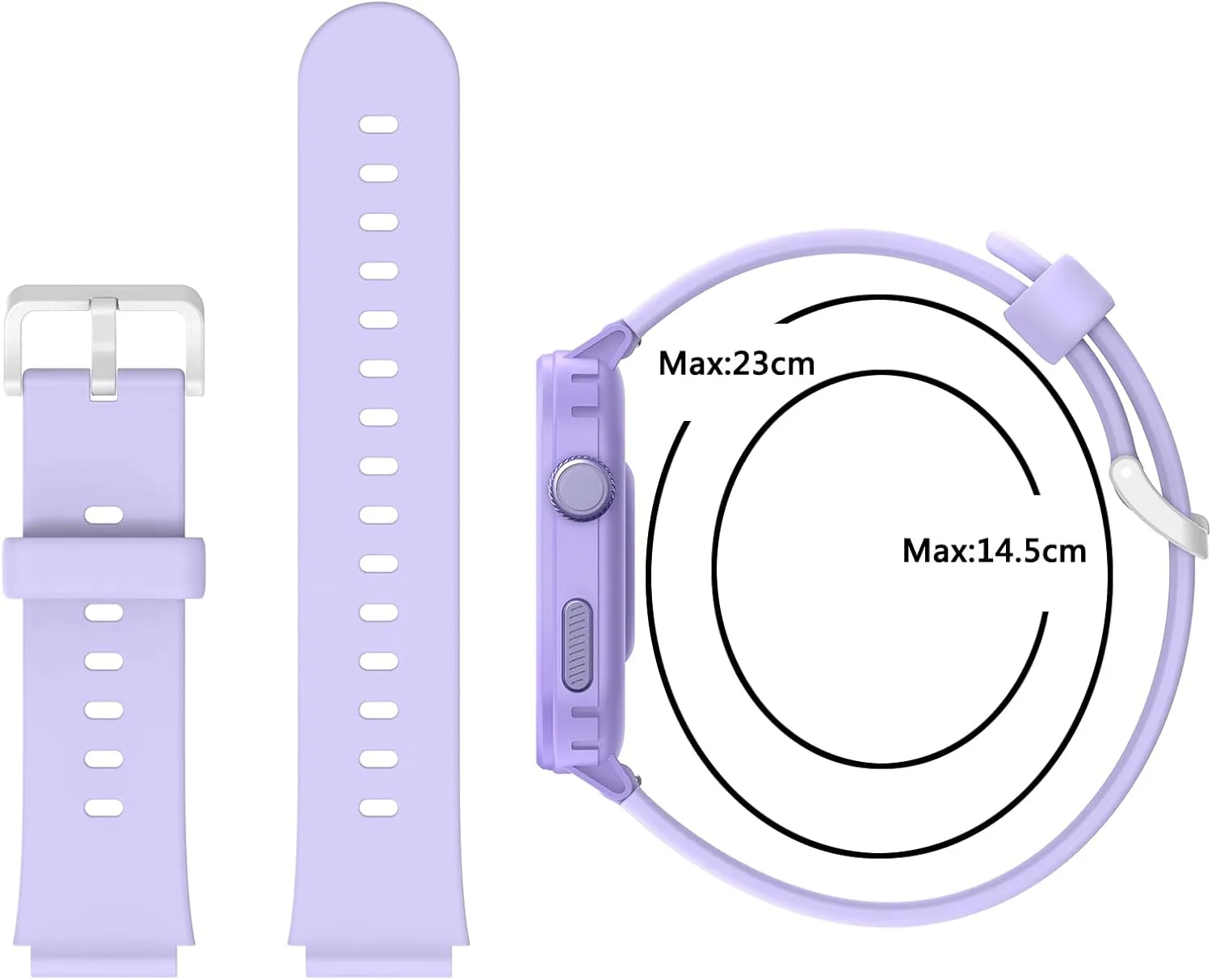 Sport Watch Band Compatible H96 Watch for Boys Girls, Replacement Sport Watch Strap Wristband Kids Watch