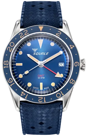 SQL Watch Sub-39 GMT Blue Vintage Rubber