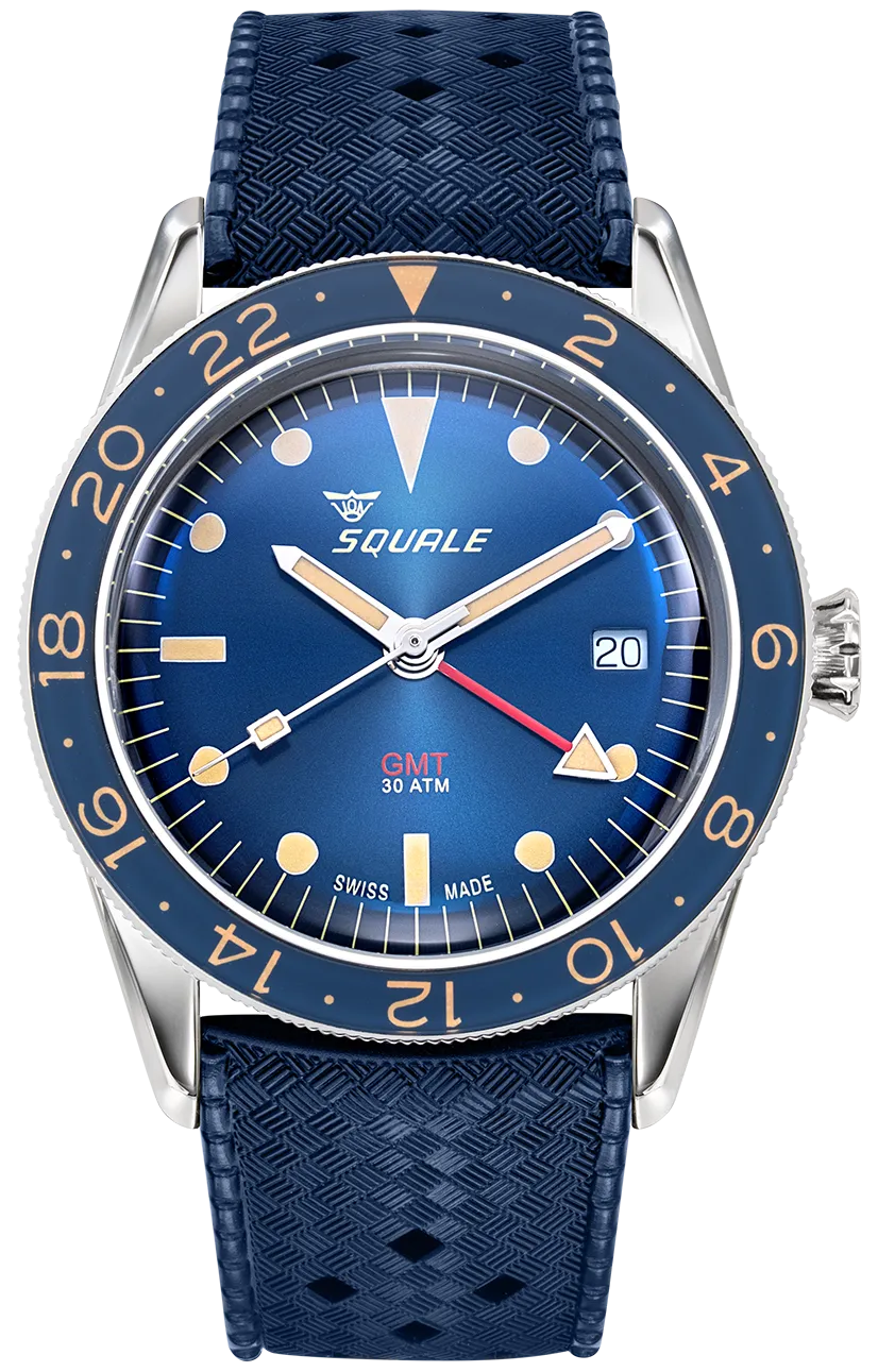 SQL Watch Sub-39 GMT Blue Vintage Rubber